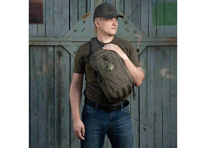 Наплічник однолямочний M-Tac Armadillo Ranger Green Фото 3